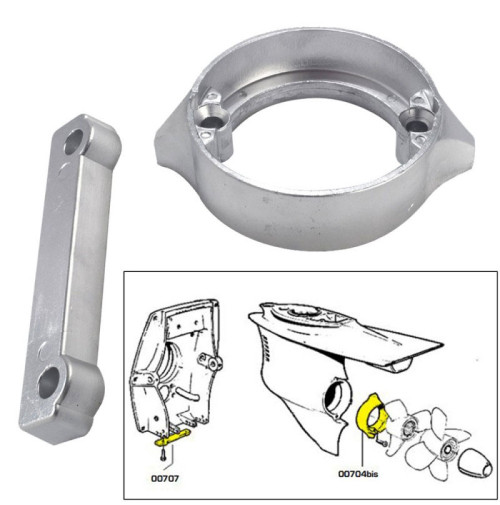 Kit Volvo Duo Prop 280 - 743 -  KITVOLVODP280/ALX -Tecnoseal